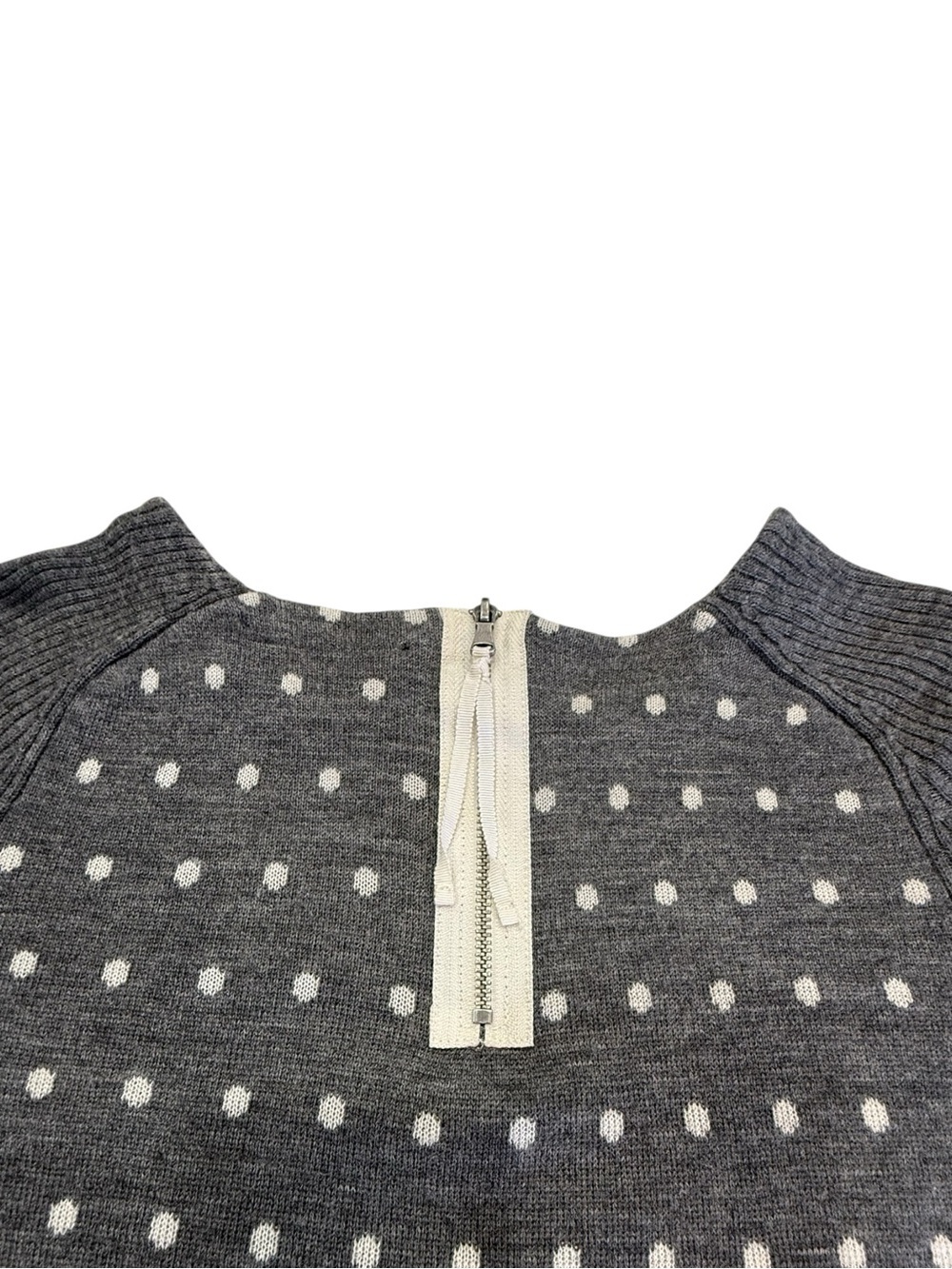 Ann Taylor Loft Polka Dot Boatneck Sweater Size S - Picture 3 of 4